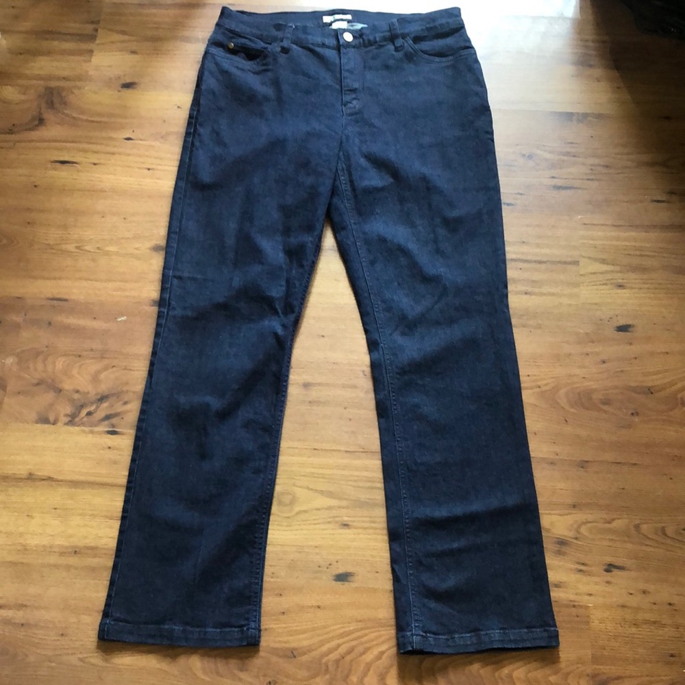 EUC Orvis straight leg 5 pocket jeans dark wash Size 12 - Picture 6 of 6